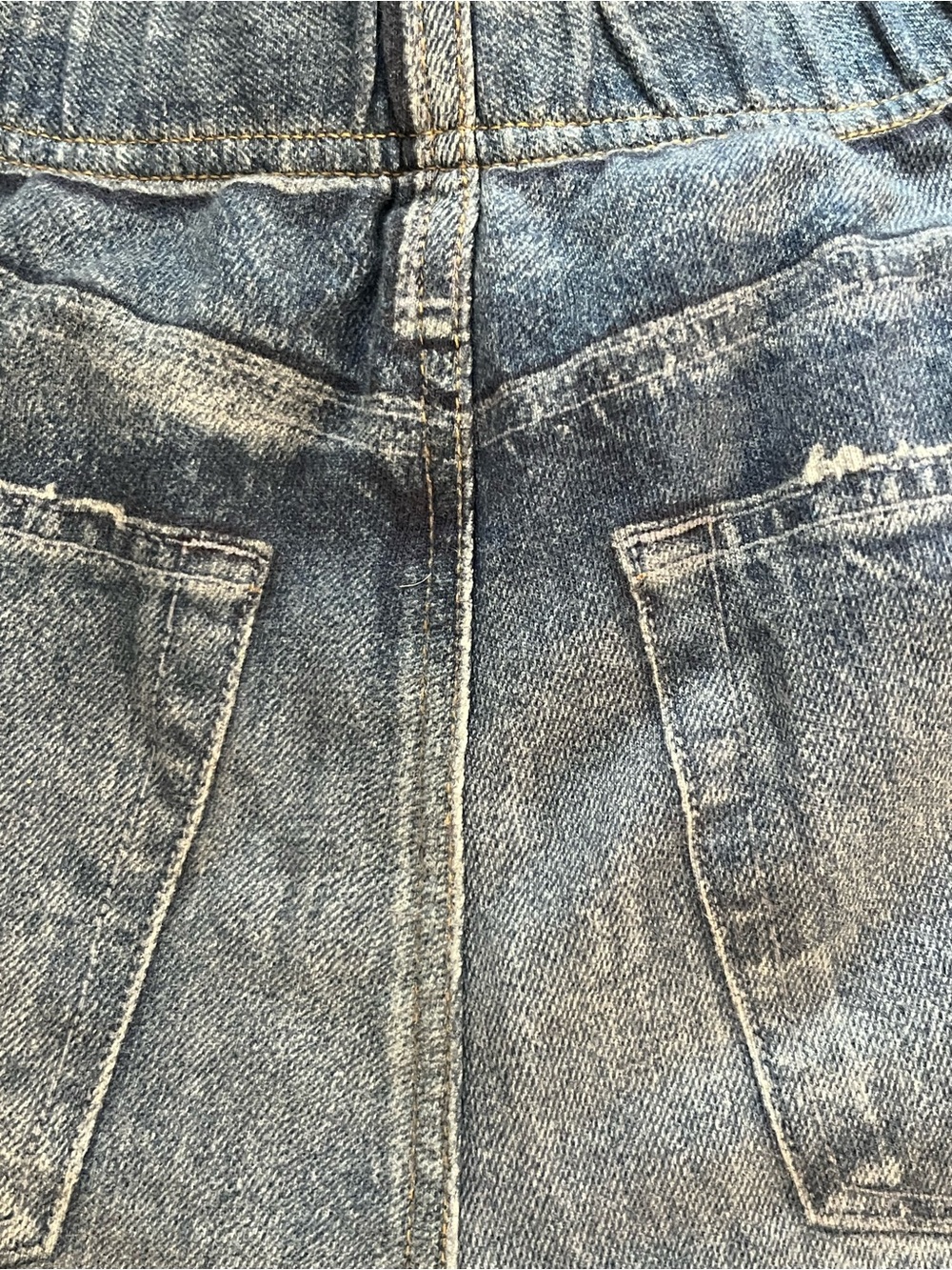 RAG AND BONE MIRAMAR Wide-Leg PULL ON Jeans with Orange & Blue Side Stripe XS, - Picture 9 of 12